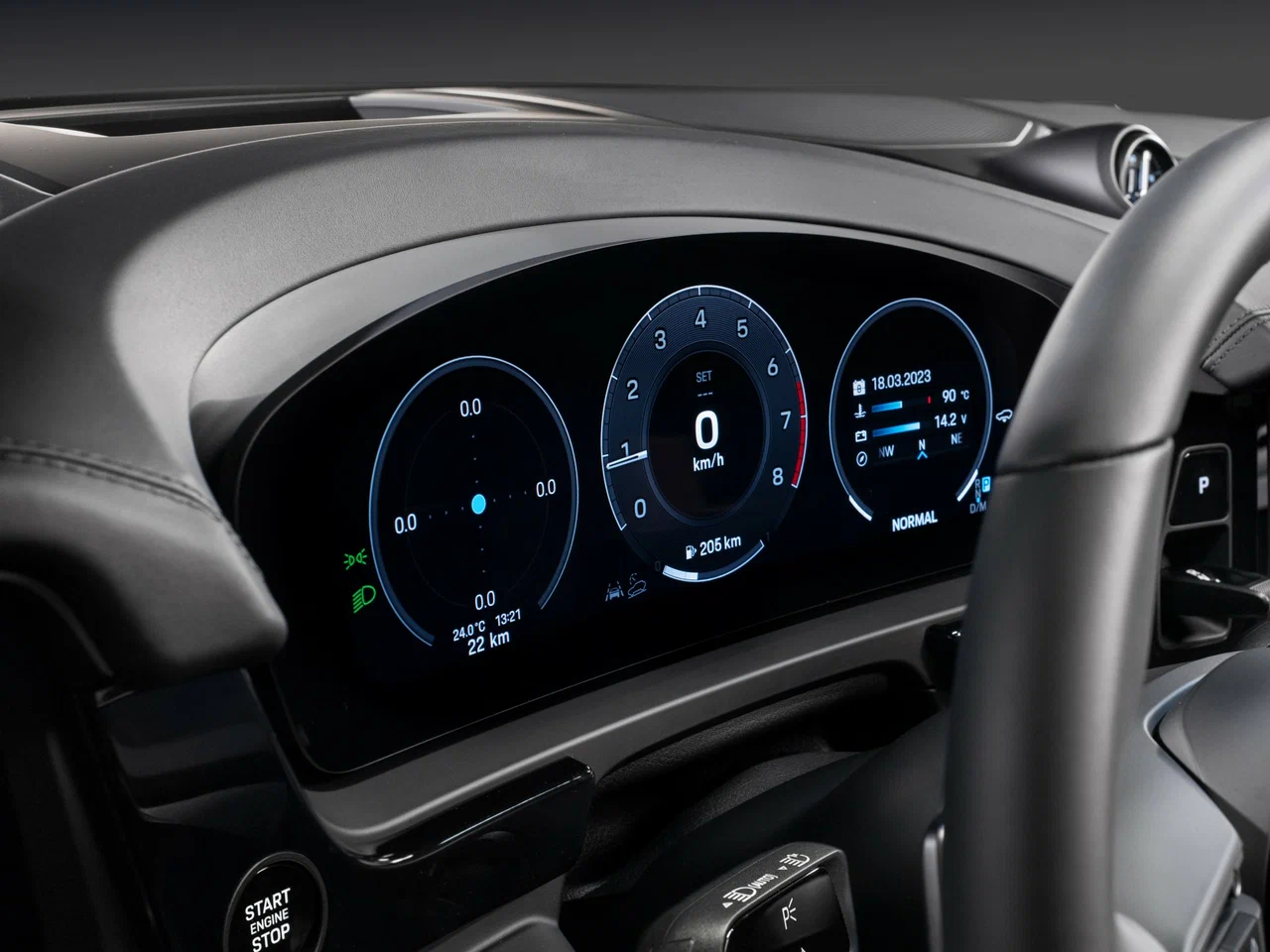 Стильная приборная панель