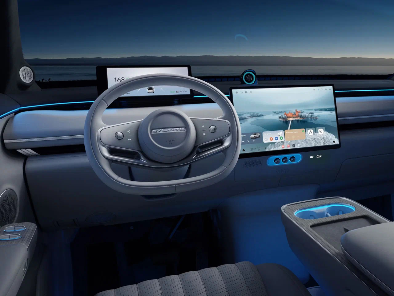 Мультимедиа система с ЖК-экраном